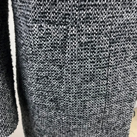 J. Crew Factory Black and White Tweed Wool Blend - Picture 5 of 6